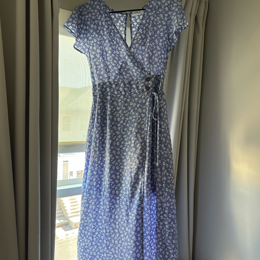 Floral Wrap Dress